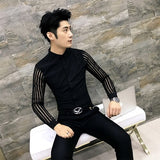 Black White Patchwork Dress Men Shirt | Black White Tuxedo Shirt -