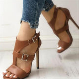 Woman Heel Strap Peep