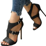 Woman Heel Strap Peep