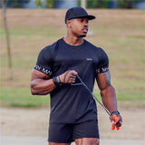 Top Seller Men Short Sleeve Workout Gym T-shirt Compression