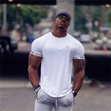 Top Seller Men Short Sleeve Workout Gym T-shirt Compression