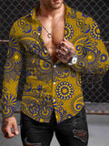 Jealí' Bohemian Men Shirt Fashion 3D Printing Shirts Pattern Casual