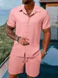 Men's Fashion 2 Piece Stripe Set