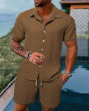 Men's Fashion 2 Piece Stripe Set