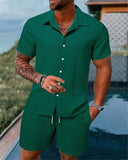 Men's Fashion 2 Piece Stripe Set