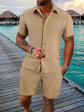 Men's Fashion 2 Piece Stripe Set