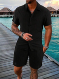 Men's Fashion 2 Piece Stripe Set