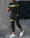 Men's 2 Piece Set Trousers Tracksuit 3d Printed