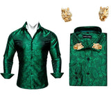 Men Long Sleeve Paisley Dress Shirt | Flower Shirt Men Long Sleeves -