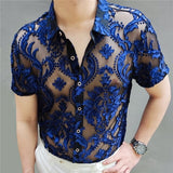 High Quality Transparent Men's Shirt | Transparent Shirts Men |