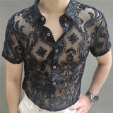 High Quality Transparent Men's Shirt | Transparent Shirts Men |