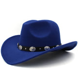 3 Sizes Parent-child Men Women Kids Western Cowboy Hats Wide Brim