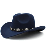 3 Sizes Parent-child Men Women Kids Western Cowboy Hats Wide Brim