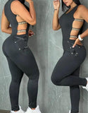 Ladies Cut out Activewear