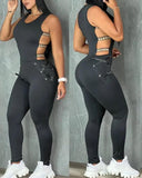 Ladies Cut out Activewear