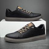 US Men's Lace Up Oxford Leather Shoes