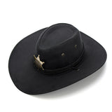 Unisex Women/Men Imitation Suede Western Hat