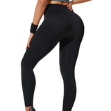 Yoga Leggings for Women High Waisted Soft Tummy Control Slimming Black