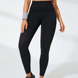 Yoga Leggings for Women High Waisted Soft Tummy Control Slimming Black