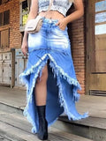 Western Jean Skirts For Women