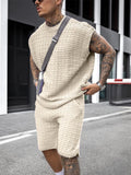 Men Two Piece Set Fashion Shorts | Men Two Piece Outfit Set -