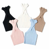 Top Women Corset Cross Camisole Clothes Y2k Crop Tube Tops Summer 2023