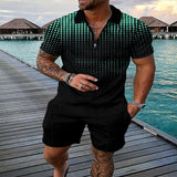 Men's Polo Shirt Suit Street Fashion  Lion Printing