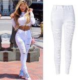 Jealí High Waist White Jeans