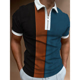 Men's Top Summer New Lapel Polo Shirt Men's Short sleeved Men's T