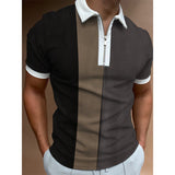 Men's Top Summer New Lapel Polo Shirt Men's Short sleeved Men's T